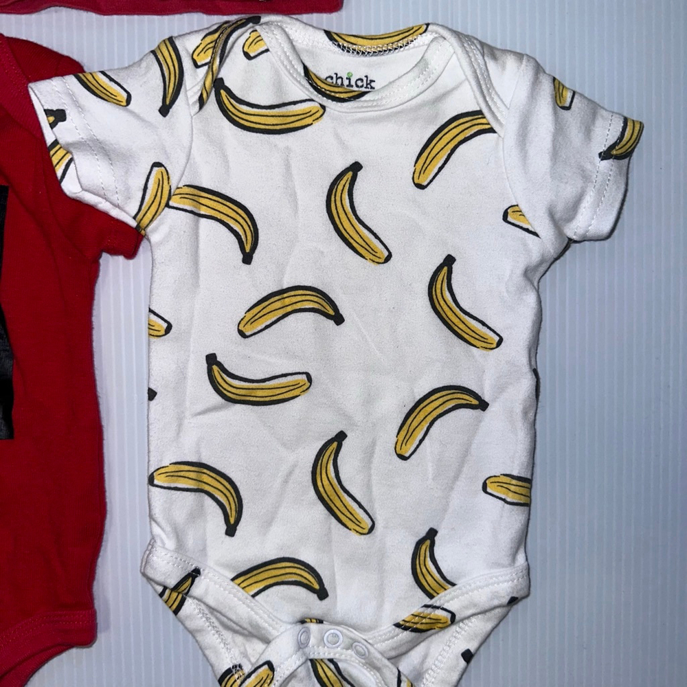 Lot of 3 Baby Boy Mixed Bundle 0-6M 0-3M 3M Nike Chick Pea Carter’s - Picture 4 of 9